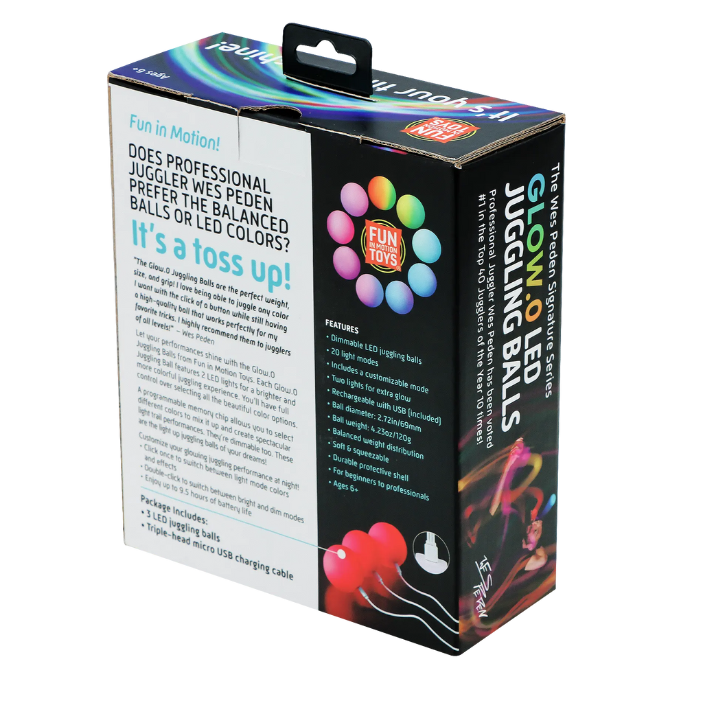 Wes Peden Glow.0 Juggling Balls N2