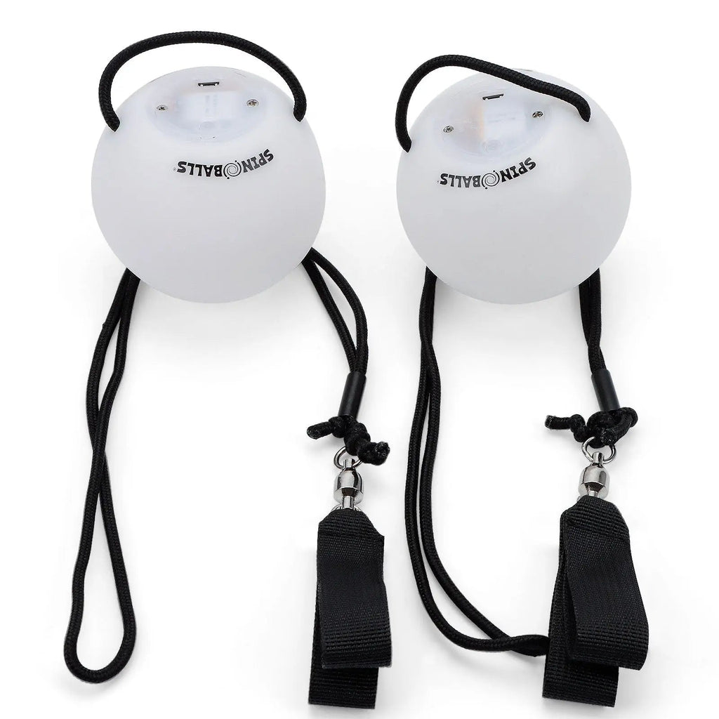 Spinballs Glow. 0 LED Rechargeable Poi Set S6
