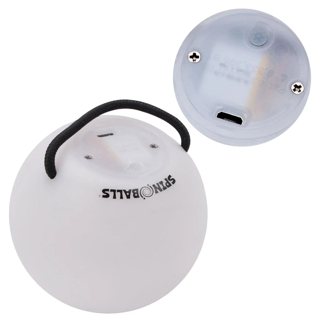 Spinballs Glow. 0 LED Rechargeable Poi Set S6