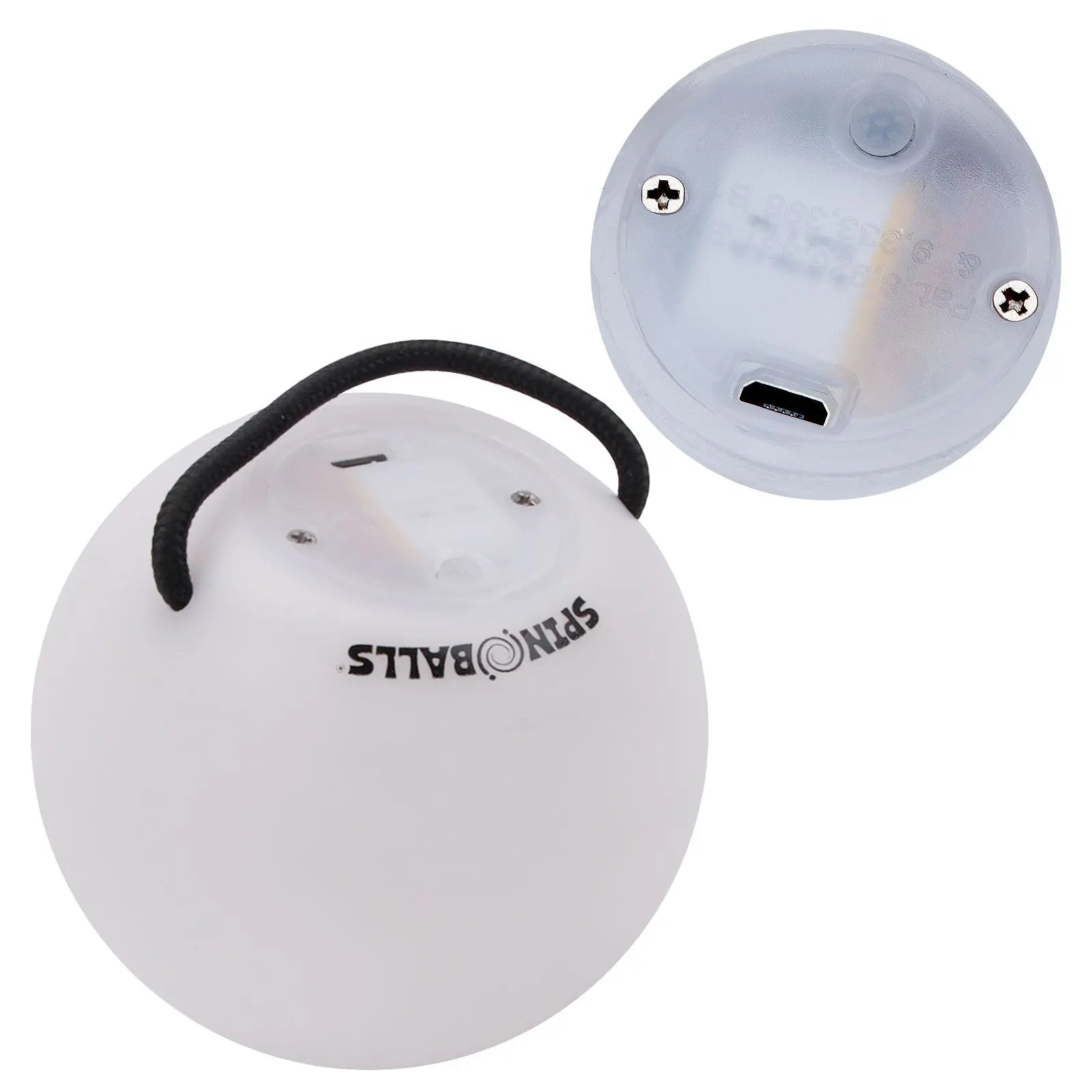 Spinballs Glow. 0 LED Rechargeable Poi Set S6